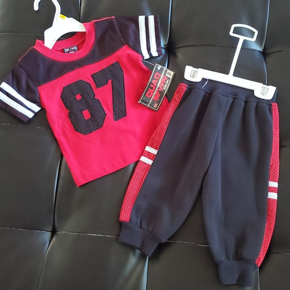 100% cotton 2 set pieces quad seven